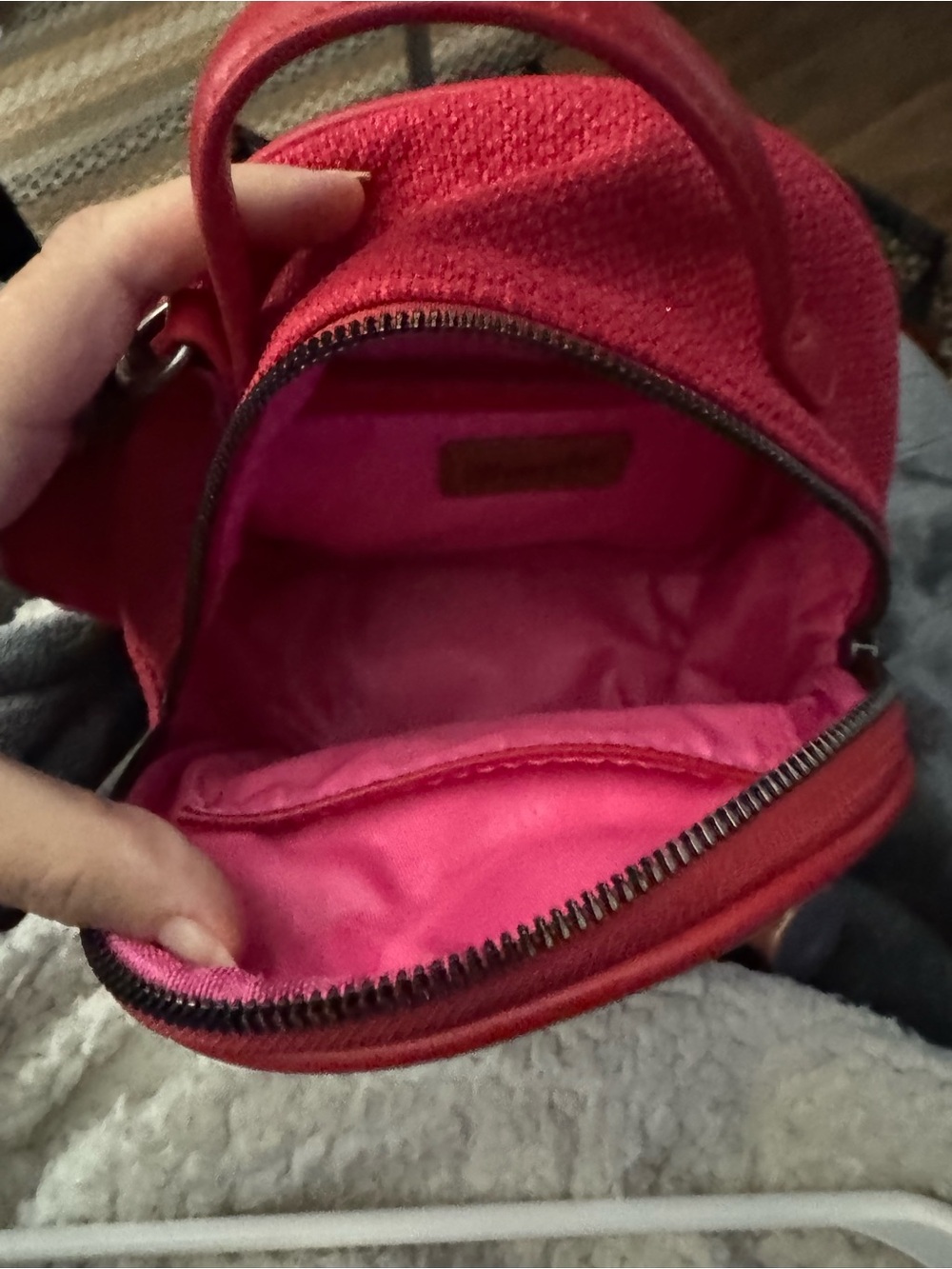 Wrangler Red Mini Backpack with Aztec Pattern - Picture 4 of 6